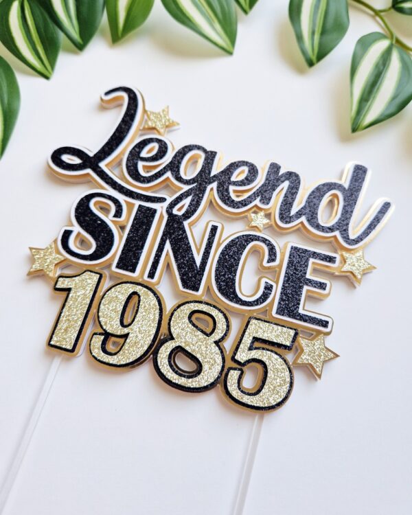legend since 1985 tordikaunistus personaalne oma aastanumbriga