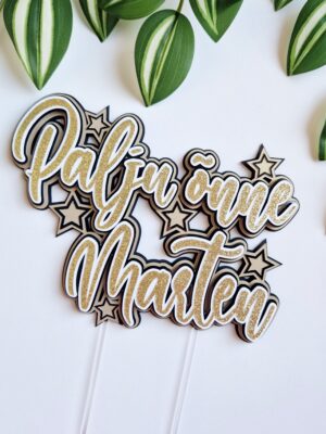 palju õnne sünnipäevakaunistus torditopper topper tordile