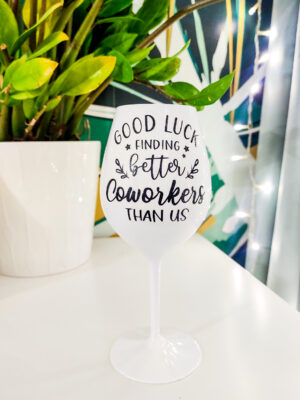 Personaliseeritav personaalne nimeline pokaal oma tekstiga valge must veinipokaal kingitus shampusepokaal