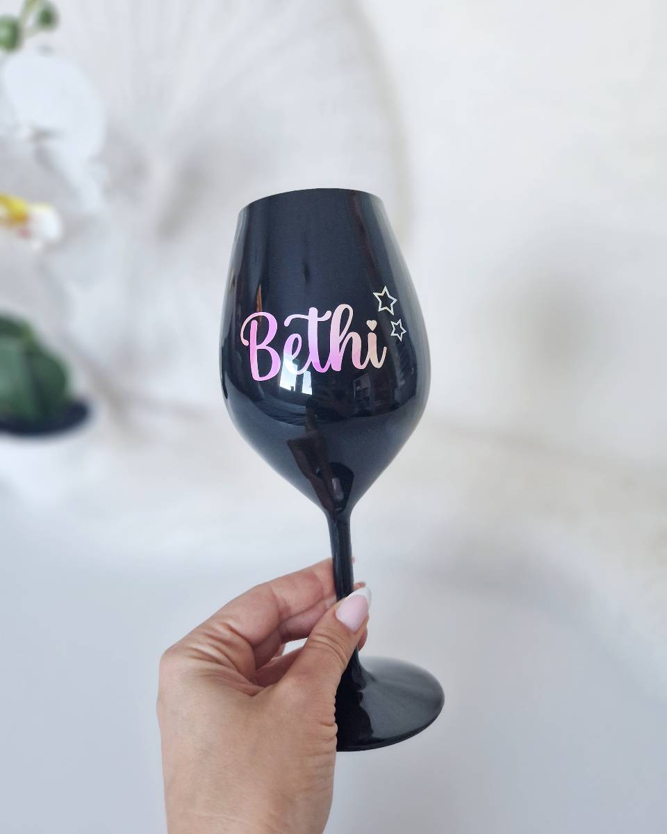 Nimeline pokaal (must, valge, heleroosa) - Image 3