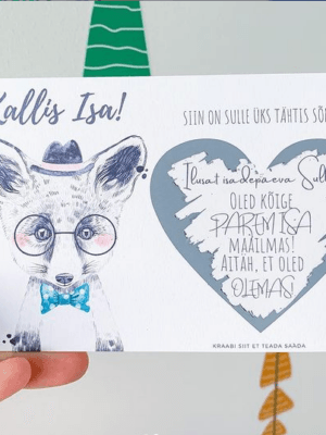 rebaseisa kaart isadepäv kraapsu parim isa issi