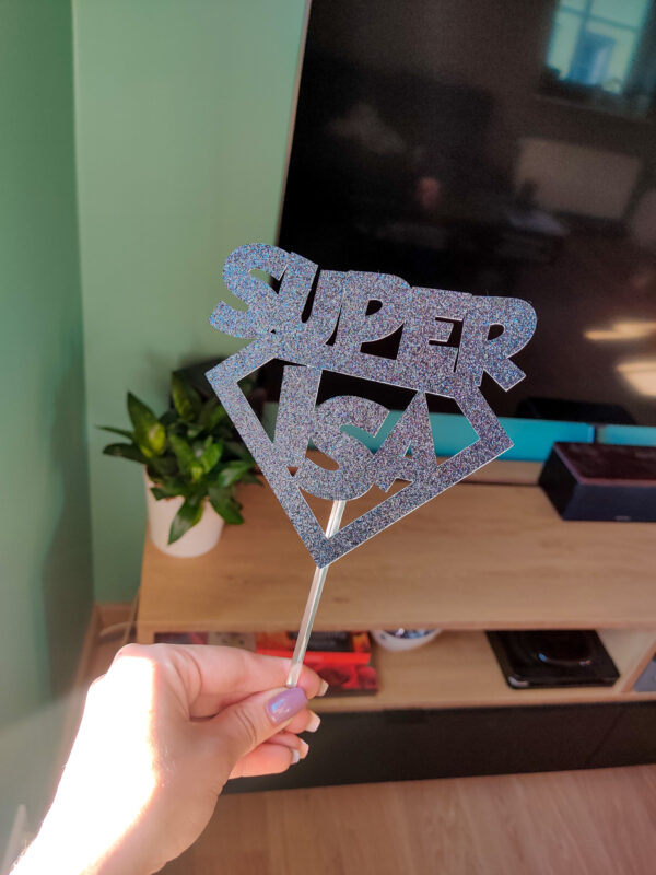 superisa koogitopper superkangelane isadepäev kingitus isale kaunistus kraapsu koogitopperid