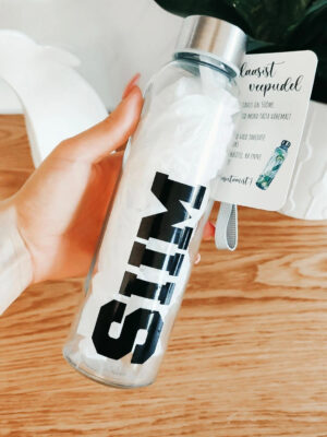 klaasist veepudel nimeline personaalne kingitus