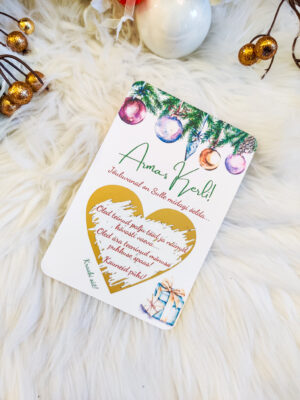 kraabitav kaart jõulukaart jäulud pühade soovid õnnitluskaart