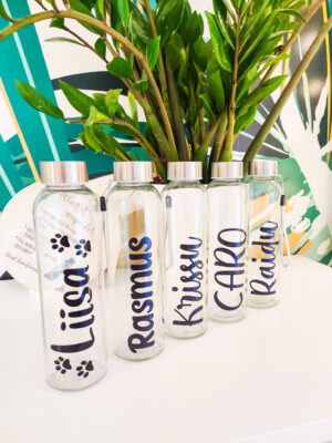 kingitus nimeline veepudel klaasist joogipudel spordipudel trennipudel personaalne kraapsu