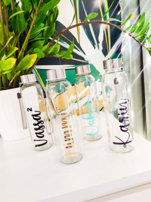 kingitus nimeline veepudel klaasist joogipudel spordipudel trennipudel personaalne kraapsu