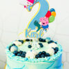 põrsas peppa koogitopper george peppa pig sinine tort kaunistus tordikaunistus sünnipäev lapsed poilsile