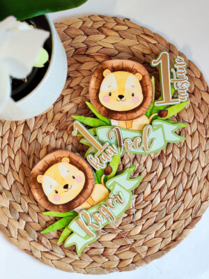 koogitopper, safari, lõvi, sebra, elevant, ahv, dzungel, esimene sünnipäev, sünnipäev, kaunistus, tordikaunistus, peodekoratsioon