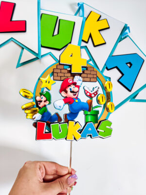 super mario luigi mario kart sünnipäev koogitopper poisile tüdrukule lapsed multikas tordi kaunistus pidu peodekoratsioon peokaunistus