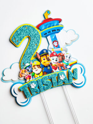 käpapatrulli koogitopper käpapatrull ryder paw patrol sünnipäev koogitopper poisile tüdrukule lapsed multikas tordi kaunistus pidu peodekoratsioon peokaunistus