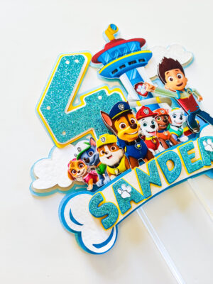 käpapatrulli koogitopper käpapatrull ryder paw patrol sünnipäev koogitopper poisile tüdrukule lapsed multikas tordi kaunistus pidu peodekoratsioon peokaunistus