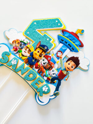 käpapatrulli koogitopper käpapatrull ryder paw patrol sünnipäev koogitopper poisile tüdrukule lapsed multikas tordi kaunistus pidu peodekoratsioon peokaunistus