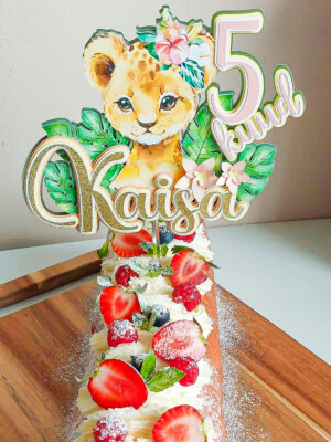 troopiline lõvi lion safari dzungel sünnipäev koogitopper poisile tüdrukule lapsed multikas tordi kaunistus pidu peodekoratsioon peokaunistus