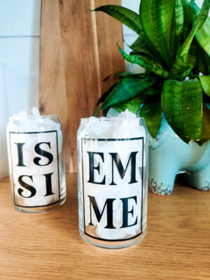 klaasist klaas nimeline personaalne kingitus kokteiliklaas õlleklaas personaalne kirjaga oma tekstiga kujundusega kingitus kingiidee mehele emme naisele emadepäev isadepäev naistepäev valentinipäev coffee kohviklaas kohvi beercan libbey issi emme