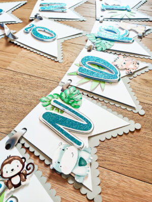 bänner lipukett lipuvanik vanik safari lõvi elevant kaelkirjak troopiline loomad esimene sünnipäev temaatiline bänner peokaunistus dekoratsioon sünnipäev lapsele safari