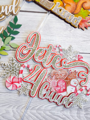 jõulud koogitopper piparkook piparkoogikehike põhjapõder mini-sünnipäev lapsed sünnipäev pidu beebi jõulukuusk lumememm talv lumehelves, peodekoratsioonid