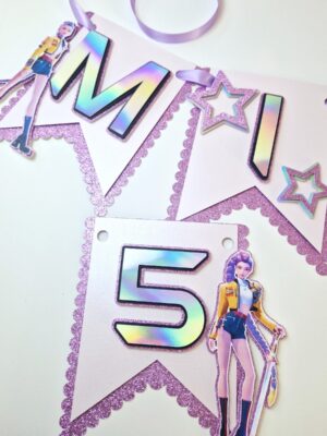 kpop demon hunters huntrix dekoratsioonid peokaunistused