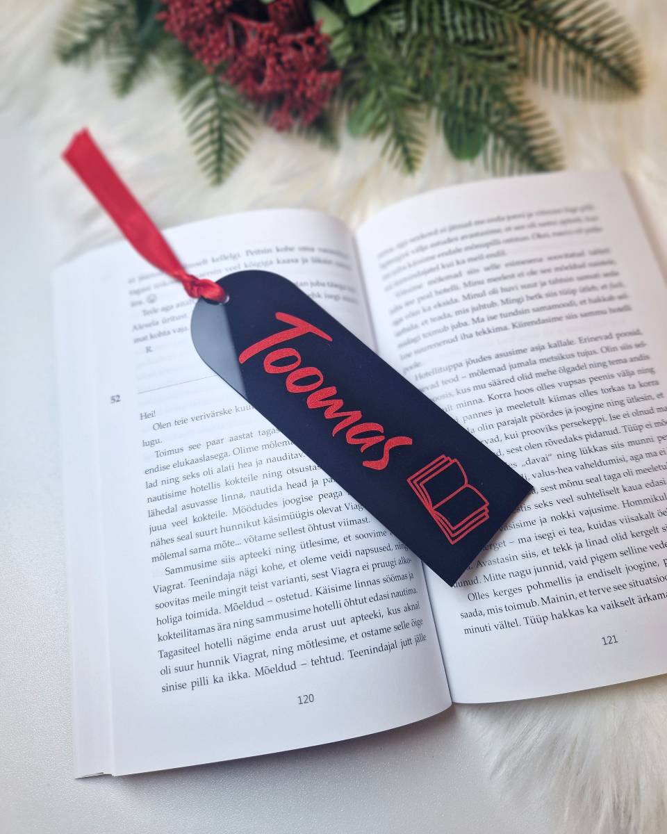 Nimeline peegelefektiga järjehoidja (kuldne või must) - Image 2