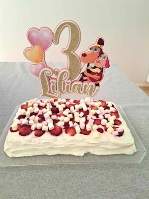 lotte roosi leiutajateküla koogitopper lottemaa topper tordile tordi kaunistus lapse sünnipäev sünnipäevakaunistus peodekoratsioon