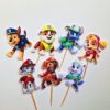 käpapatrull pawpatrol suupistetikud peodekoratsioonid laua kaunistused teemapidu chase skye zuma everest