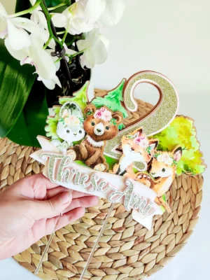 metsloomad tüdrukule teemapidu loomad