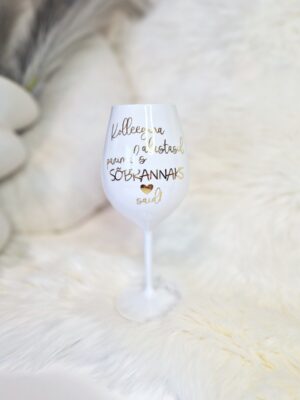 pokaal oma tekstiga sõnumiga tsitaadiga kingituseks personaalne