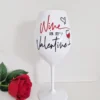 wine is my valentine lõbus pokaal kingitus sõbrannale sõbrapäevaks valentinipäevaks kingiidee