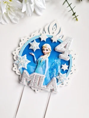 elsa frozen topper tordile tordikaunistus peodekoratsioonid