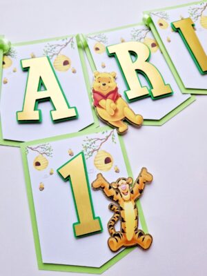 winnie pooh karupoeg puhh bänner peokaunistus dekoratsioon