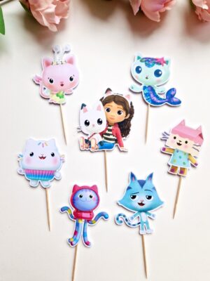 gabby nukumaja dollhouse teemapidu peokaunistused