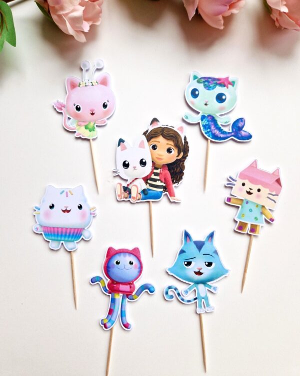 gabby nukumaja dollhouse teemapidu peokaunistused
