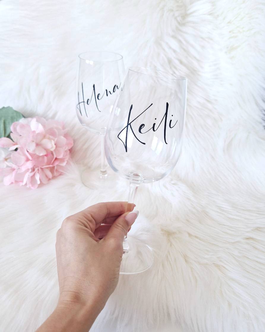 Nimeline klaasist pokaal - Image 2